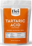 Tartaric acid (1kg 2.2lb) by Elo’s Premium |100% All-Natural Food Grade Food Additive & Antioxidant| Packed In Canada| Non-GMO, Kosher and Halal Friendly, Gluten Free| Used As An Acidulant In Grape/Lime Drinks, Gelatin Desserts, Jams, Wine, Sour Candy, and More