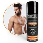 Nourish Mantra’s Urban Raja Hair Removal Foam/Made with Shea Butter, Glycerine, Sunflower Seed Oil/Painless Hair Removal/De-tanning Effect/Long Lasting Results - 200ml