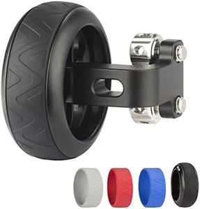 Nitze Wheel Side Handle with Dual 1/4” Screws for DSLR Camera Cage Camera Side Handle with Different Colored Rubber Rings - PA31B