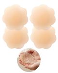 Grace Form Sticky Bra Nipple Covers Travel Essentials Nipple Stickers 2 Pairs Silicone Nipple Pasties Adhesive Stick On Bra