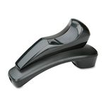 SKILCRAFT 7520-01-592-6295 Angular Plastic Telephone Shoulder Rest, 6-1/2 x 2 x 2-1/2 Inch Height, Black