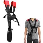 Weed Eater Strap Weed Wacker Strap Comfort String Trimmer Strap Double Shoulder Strap, Brush Cutter Nylon Belt Weed Eater Harness