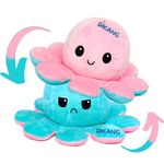 DIKANG Face Changing Octopus Plushie Soft Toys for Kids Girls | Teddy Bear Soft Octopus Toy Cute Plushies Baby Toys for Boys and Girls | Octopus Kids Toys for Kids | Moody Octopus Toy - 12CM