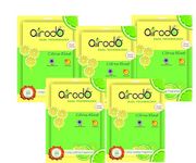 AIRODO Air Room Freshener Power Pocket Gel, Fragrance Booster, Lasts Upto 30 Days, Skin Friendly, Home Fragrance Fresh Scents for Bathroom, Toilet, Living Room, Office (Citrus Blast, Pack of 5)