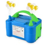 Party Hour Electric Balloon Pump Machine | High Power Electric Air Pump for Balloons Filling Balloon Blower Inflator Pump - Blue