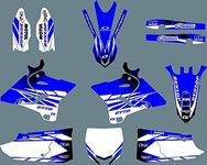 DST0628 Customized 3M Sticker Motorcross Graphic Motorcycle Decals Stickers Kit Graphics set for Yamaha YZ125/YZ250/X 2015 2016 2017 2018