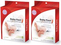 Baby Foot Original Foot Peel Exfoliant For Soft and Smooth Feet Lavender Scented Canadian Version (Pack of 2)