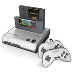 pqube Console NES + Super Retro Duo - Black and Silver (Electronic Games)