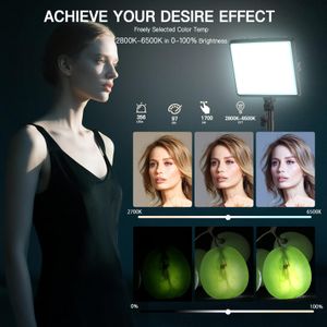 NiceVeedi LED Studio Lights 2-Pack – Adjustable Photography Lighting