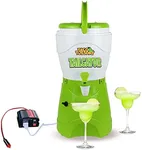 Nostalgia Taco Tuesday Tailgator Margarita Machine - Blender for Smoothies, Margaritas, Daiquiris, and Slushies - White/Lime Green - 128-Ounce - 10" D x 12" W x 9" H