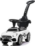 Panda Baby Products Ride-On Jeep for Kids with Music & Horn Steering with Back Support seat Seat Storage, for Kids 1 to 3 Years Upto 25 Kgs (Beetle Plus, White)