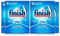 Finish Classic 4002448086079 Mega Pack Dishwasher Tablets, 110 Tabs (4 Pack)