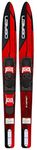 O'Brien Reactor Combo Water Skis, 67",Red