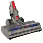 Vacuum Cleaner Head, Soft Roller Brush Floor Head Compatible with Dyson V15 V11 V10 V8 V7, Multi-Directional Roller Head with LED Light Compatible with Dyson, Cordless Stick Vacuum Cleaners Parts