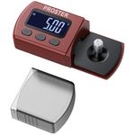 Proster Digital Turntable Stylus Weight Gauge Tracking Force Gauge 0.01g/5g Nonmagnetic Cartridge Scales with LCD Backlight and 5g Calibration 4 Spare Batteries for MM/MC/MI Phono Cartridges