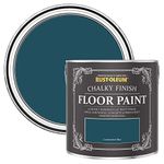 Rust-Oleum Blue Scratch-Resistant Floor Paint in Matt Finish - Commodore Blue 2.5L