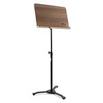 TIGER MUS35-PRO Wooden Top Orchestral Sheet Music Stand with All Metal Professional Sturdy Base - Ideal for Schools, Orchestras and Churches