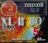 Maxell 80 Mins Minidisc (5 Pack)