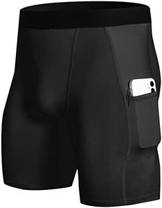 Black Compression Shorts Men Spandex Underwear Sports Shorts Cool Dry Running Gym Basketball Tights Shorts Performance