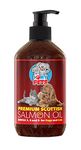 Salmon Oil 500ML - For Dogs Cats Ferrets Horses Pets Animals - 100% Natural Scottish Salmon Oil For Dogs UK - Omega 3 & 6 for Healthy Skin Coat Joints - I Love My Pets