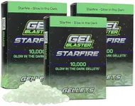 Gel Blaster Starfire Gellets - Official Refill Ammo for Starfire Gel Blasters - Glow-in-The-Dark UV Activated Tracer Night Rounds - Increased Blasting Performance & Accuracy (30,000) - Ages 14+