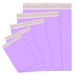 50 Mixed Mailing Bags Purple Vinted Postage Bags Postal Self Seal Bags 5 Sizes*10PCS from Small to Large Parcel Bags Parcel Shipping Bags Delivery Bags,Plastic Package Envelopes for Posting Clothes