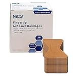 Flexible Fabric Finger Bandages - 100 Count Box of Flex Fabric Adhesive Bandages Finger-Tip Bandages for Finger Care and to Protect Wounds