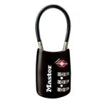 Master Lock 4688D Accepted Set Your Own Combination TSA Approved Luggage Lock, Black, 1 Pack