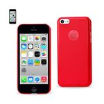 Reiko CPC12-IPHONE5CRD See Through Protector Cover for iPhone 5C - Red