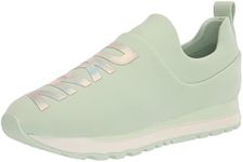 DKNY Women's Comfortable Chic Shoe Jadyn Sneaker, Seafoam, 10