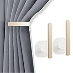 Gold Curtain Holders Self Adhesive 