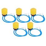Foot Pump for Airbed, 5PCS Yellow 4