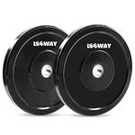 LEEWAY Rubber Weight Plate Set 31 mm Dia (20kg combo); Gym Weight Plates; Spare Rubber Weight; Home Gym Set; Gym Weight with 31 mm Diameter (20 kg set (2x4+3x4))