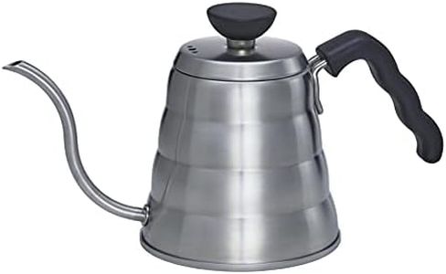 Hario V60 Buono Gooseneck Coffee Kettle, 700ml, Stainless Steel, Silver