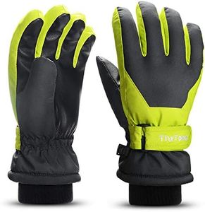 ThxToms Kids Winter Gloves Waterproof Ski Snow Gloves for Boys & Girls Cold Weather Outdoor Sports Snowboard Bicycle for 4-14 Years Old