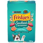 Friskies Seafood Sensations Dry Cat Food, Salmon, Tuna, Shrimp & Seaweed - 7.26 kg Bag