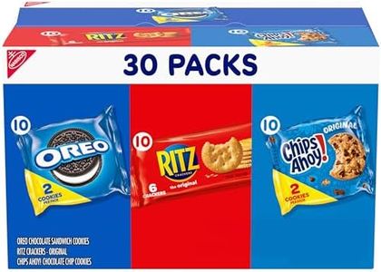 Nabisco Cookies & Cracker Variety Pack, OREO, RITZ & CHIPS AHOY!, 30 Snack Packs