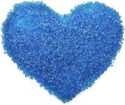 Lawei 5LB Fish Tank Gravel, Polished Small Aquarium Substrate Gravel Sand, Blue Sea Glass Beads for Vases, Irregular Decorative Pebbles Stones for Aquarium, Garden, Vase Fillers, Succulent Plants