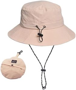 WANYIG Cappello da Pescatore Sole Donna Uomo Pieghevole Cappelli Estivo Impermeabile Safari per Pesca Esterno Escursionismo Campeggio Viaggi (Beige)