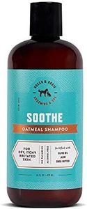 Rocco & Roxie Supply Co. Dog Shampoo and Conditioner - Soothe Oatmeal Shampoo for Itch Relief, Calm Hypoallergenic Shampoo for Sensitive Skin, and Shine Argan Oil Pet Wash - Puppy Bathing Supplies