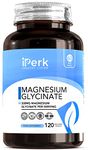 Magnesium Glycinate Capsules Provide 300 mg of Pure Elemental Magnesium Per Serving 120 Vegan Caps | Magnesium Supplement Non GMO, Dairy & Gluten Free