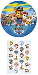 Dekozauber24 Paw Patrol Edible Cake Toppers 20cm + 20x Cupcake Toppers for Children's Birthday Parties, Decorations Muffins Image disc (Paw Patrol Nr. 1)…