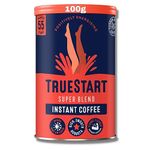 TrueStart Barista Grade Super Blend Instant Coffee - 100g (55 Cups), Premium Freeze Dried, Smooth Rich Coffee Beans Roast, 100% Full Flavour