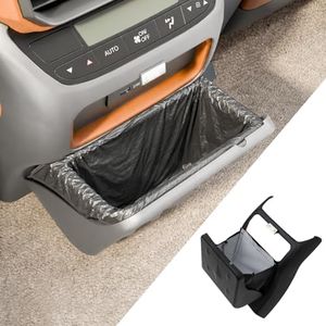 Maxzina Trash Can Compatible with 2023-2025 2026 Honda Pilot Trash Bin Magnetic-Closure Garbage Can Magnetized Trash Bin Extra Rear 2nd Row Storage Box for 2024 Pilot Accessories
