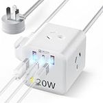 HEYMIX Power Strips USB-C, 20W USB 