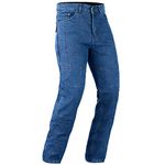 Bikers Gear Australia Classic Cut Kevlar Lined Protective Motorcycle Trouser Kevlar Jeans with Removable CE1621-1 Armour, Blue, Size 42L