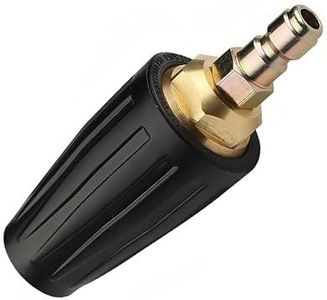 Stone Banks rotierende Turbodüse 1/4 In Schnellanschluss, 1.8GPM 3000PSI Hochdruckreiniger Rotationsspray Turbodüse, Hochdruckreiniger Reiniger Pistolen-Düsenzubehör