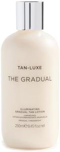 Tan-Luxe The Gradual Illuminating Gradual Tan Lotion, Hydrating Oil-Lotion Hybrid Self Tanner, For Daily Use, Buildable, Natural Glow, Vegan, Cruelty-Free, Streak-Free, 8.45 fl. oz/250 ml Bottle