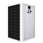 Renogy 100 Watt 12 Volt Monocrystalline Solar Panel, Compact Design 42.2 X 19.6 X 1.38 in, High Efficiency Module PV Power for Battery Charging Boat, Caravan, RV and Any Other Off Grid Applications