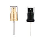 （3 colors）2 Pack Upgrade Foundation Pump Replacement for MAC and Estee Lauder Double Wear Foundation (Black/Gold)